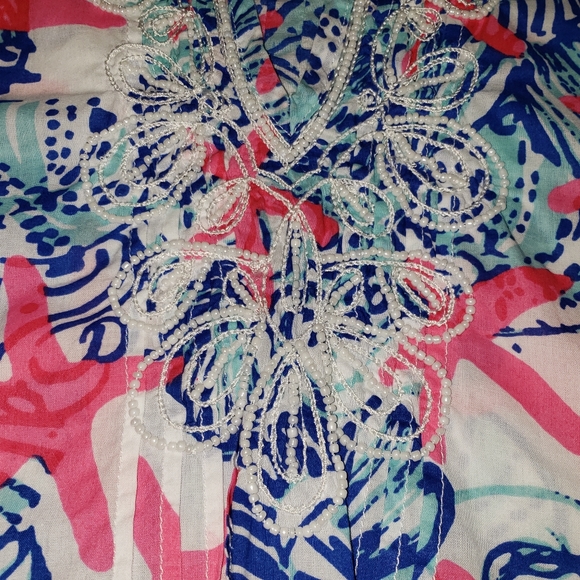 Lilly Pulitzer Sarasota Tunic ~ She She Shells - Picture 6 of 8